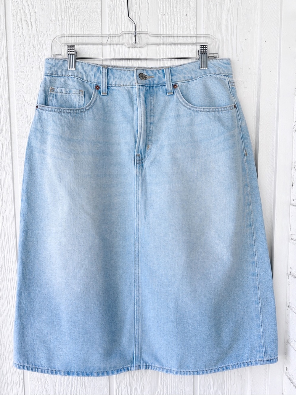Old Navy extra high rise denim jean skirt